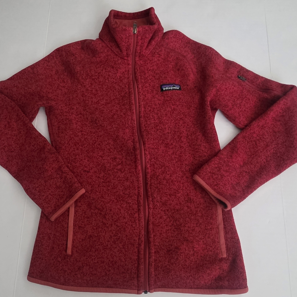 Patagonia Women's Red Fleece Jacket - Picture 3 of 13